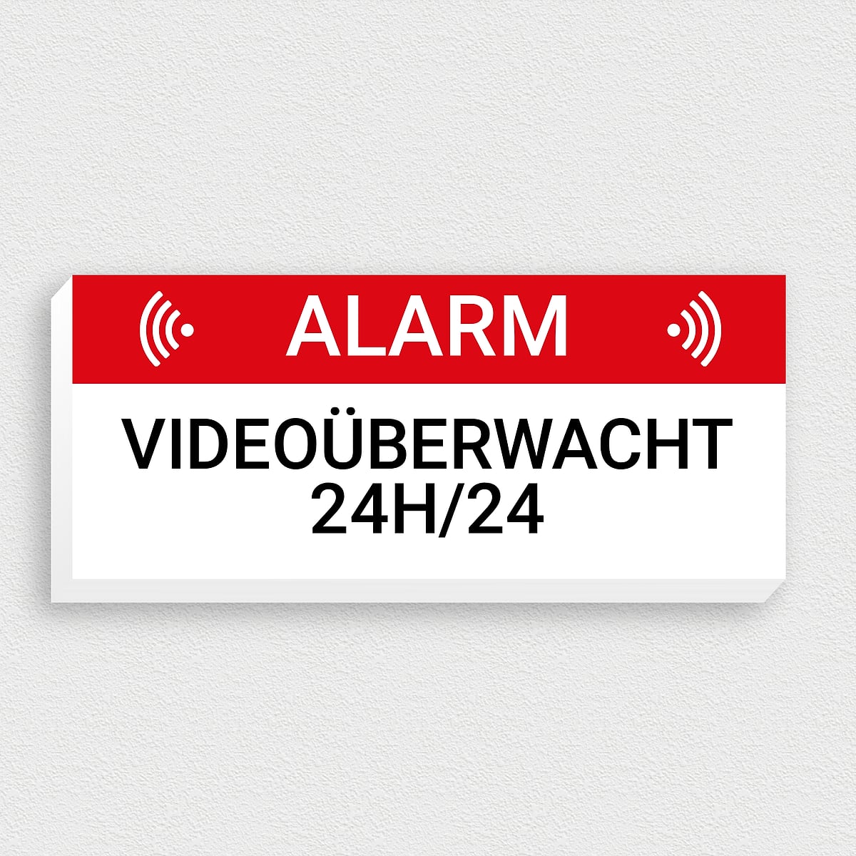 Warnaufkleber Videoüberwachung & Alarm – 5 Stück Set Für Haus & Geschäft, Selbstklebend