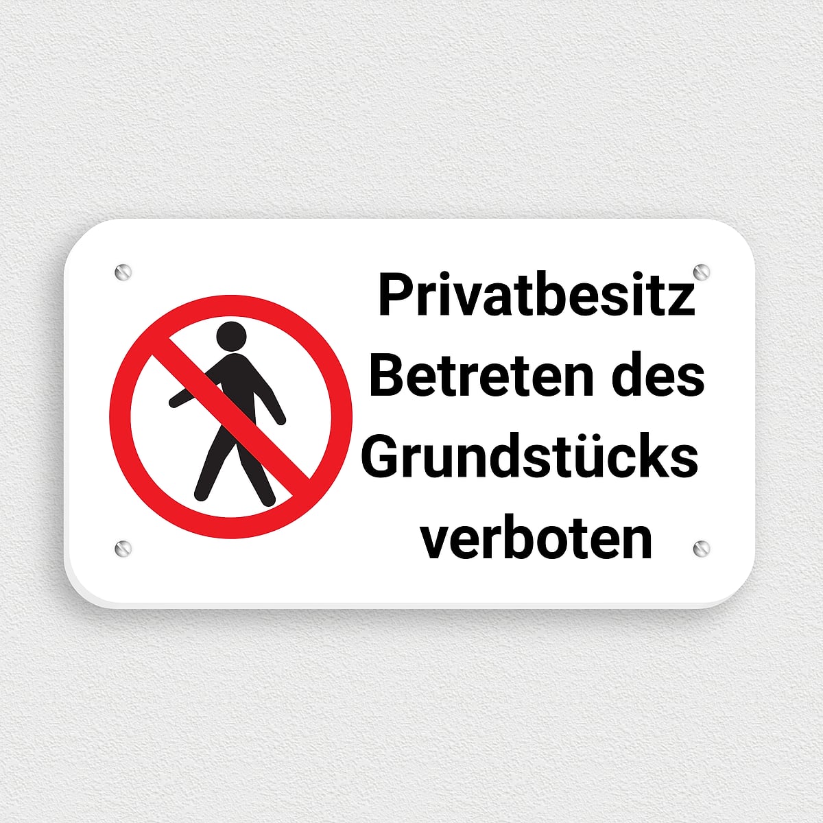Privatgrundstück Schild – Betreten verboten | , 10,49 Privatgrundstück Schild – Betreten verboten | , 10,49